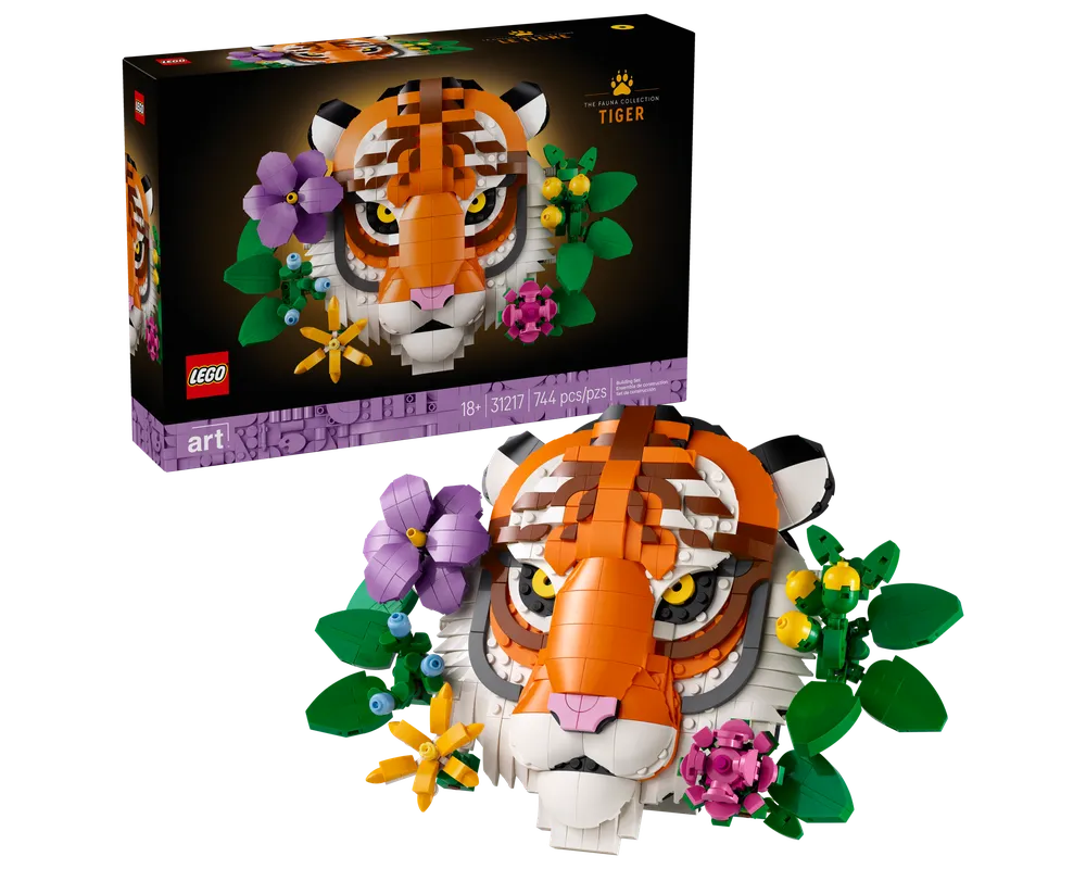 LEGO Art 31217 - Tiger - Authentic LEGO Set Main Image