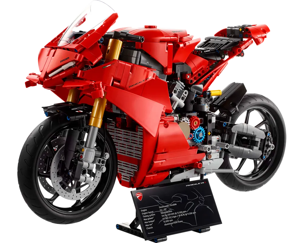LEGO Technic 42202 - Ducati Panigale V4 S Motorcycle - Authentic LEGO Set Image 2