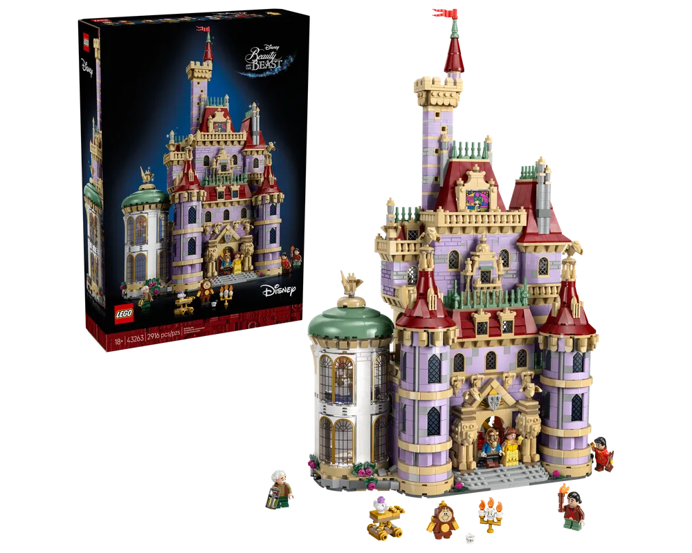 LEGO Disney 43263 - Beauty and the Beast Castle - Authentic LEGO Set Main Image