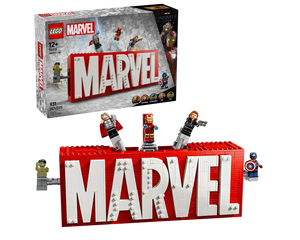 LEGO Super Heroes 76313 - MARVEL Logo - Authentic LEGO Set Main Image