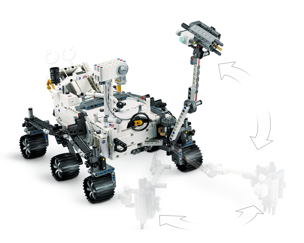 LEGO Technic 42158 - NASA Mars Rover Perseverance - Authentic LEGO Set Image 7