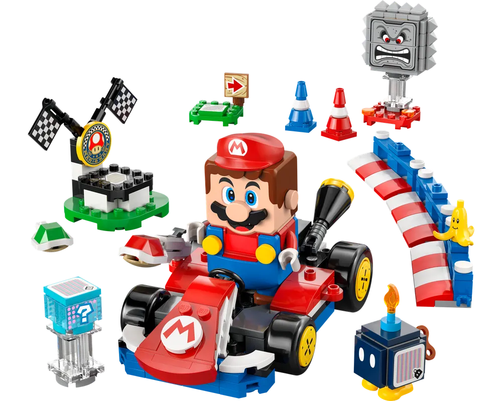 LEGO Super Mario 72043 - Interactive LEGO Mario & Standard Kart - Authentic LEGO Set Image 3