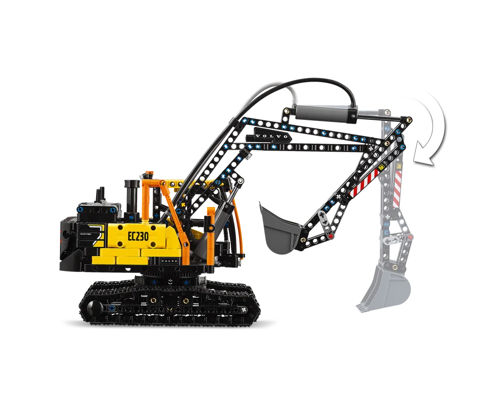 LEGO Technic 42175 - Volvo FMX Truck & EC230 Electric Excavator - Authentic LEGO Set Image 8