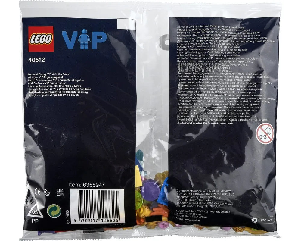 LEGO LEGO Brand 40512 - Fun and Funky VIP Add On Pack polybag - Authentic LEGO Set Image 2