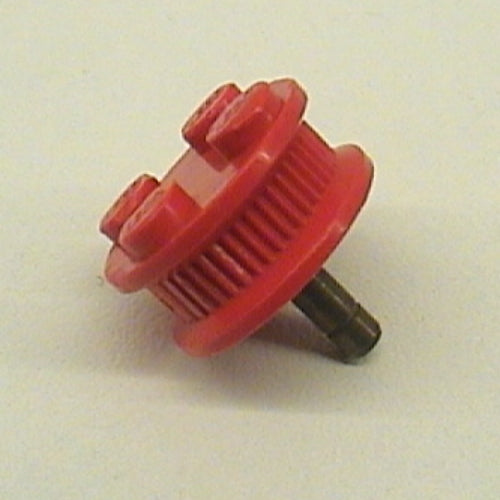 LEGO 7039c Wheel with 4 Studs and Metal Axle - Inner Side Supports, Traction Teeth - Main Product Image