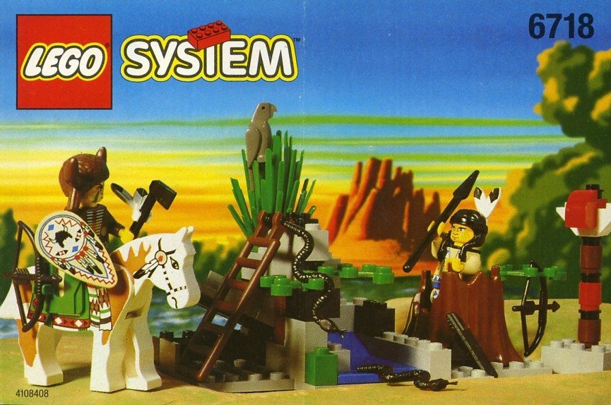 LEGO Western 6718 - Raindance Ridge (Rain Dance Ridge) With instructions - No box - Authentic LEGO Set Main Image