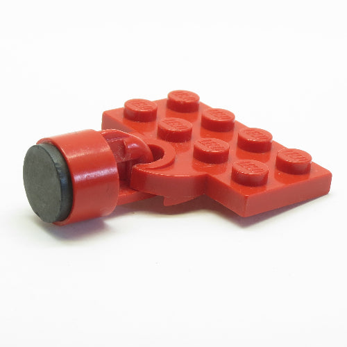 LEGO 737ac01 Plate, Modified 2 x 4 with Train Coupler Open for Magnet with (Same Color) Magnet Coupling, Train - 6.5mm Cylinder (737a / x547b) - Main Product Image