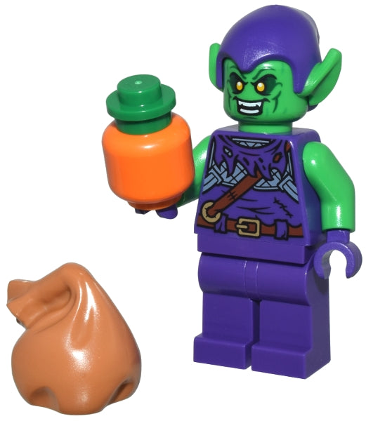 LEGO Holiday & Event 76293-20 - 76293 Advent Calendar 2024, Super Heroes, Spider-Man (Day 19) - Green Goblin with Pumpkin and Bag Packed inside a grip bag - Authentic LEGO Set Main Image