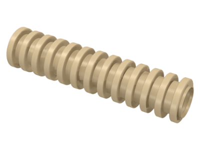 LEGO 78c04 Hose, Ribbed 7mm D.  4L / 3.2cm in Tan - Authentic LEGO Part