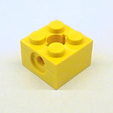 LEGO 792c04 Arm Holder Brick 2 x 2 with Round Top Hole (792 / 793) (Homemaker Figure / Maxifigure Torso) in Yellow - Authentic LEGO Part