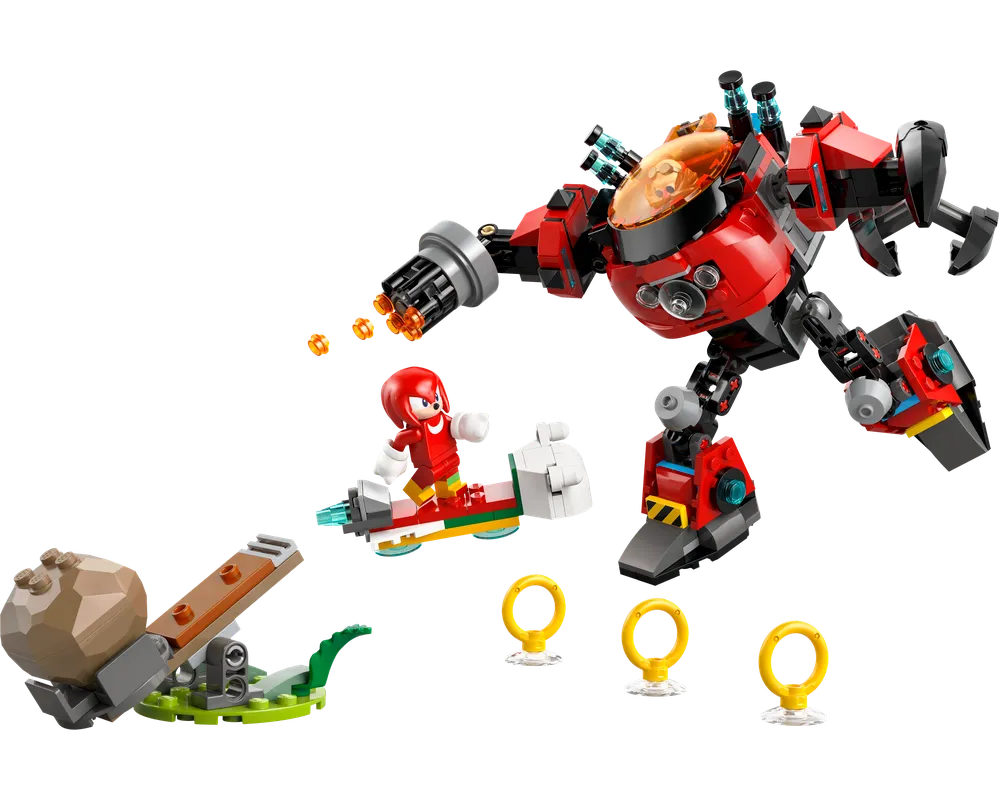 LEGO Sonic the Hedgehog 77005 - Knuckles vs. Dr. Eggman Egg Crusher Mech - Authentic LEGO Set Image 3