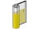 LEGO 802pb03 Door 1 x 3 x 3 Right with Vertical Handle with Yellow Bottom Pattern - Main Product Image