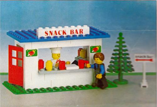 LEGO City 675 - Snack Bar With instructions - No box - Authentic LEGO Set Main Image