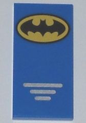 LEGO 87079pb0167 Tile 2 x 4 with Batman Logo Small Pattern - Main Product Image