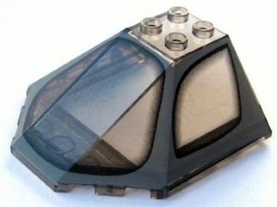 LEGO 87606pb01 Windscreen 6 x 6 x 2 Canopy with SW General Grievous' Starfighter Pattern - Main Product Image