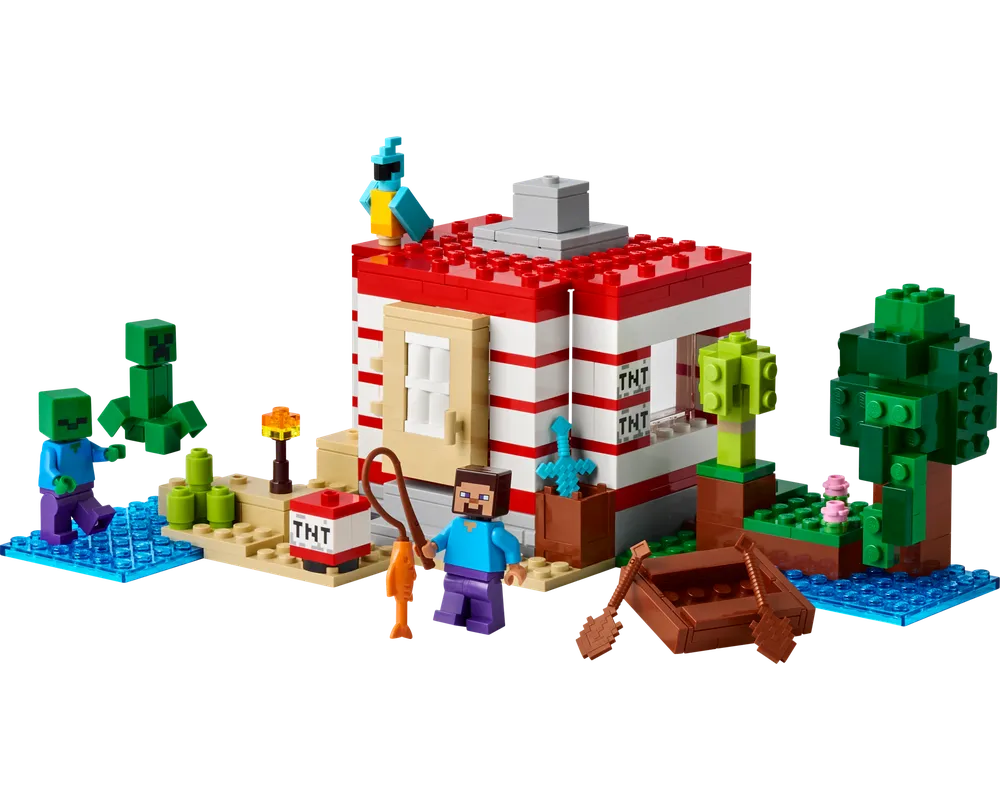 LEGO Minecraft 21275 - The TNT Jungle House - Authentic LEGO Set Image 14