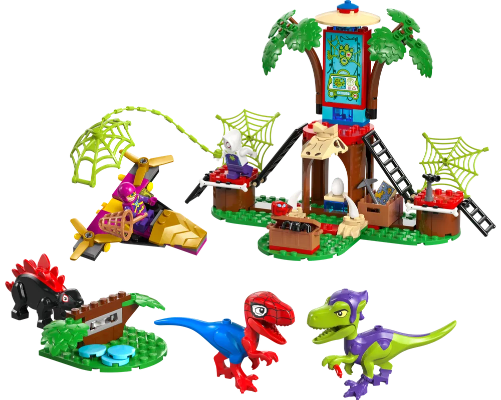 LEGO Super Heroes 11200 - Spidey and Gobby's Raptor Battle at Tree House HQ - Authentic LEGO Set Image 2
