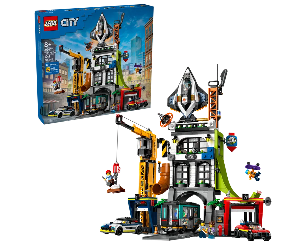 LEGO City 60473 - The City Tower - Authentic LEGO Set Main Image