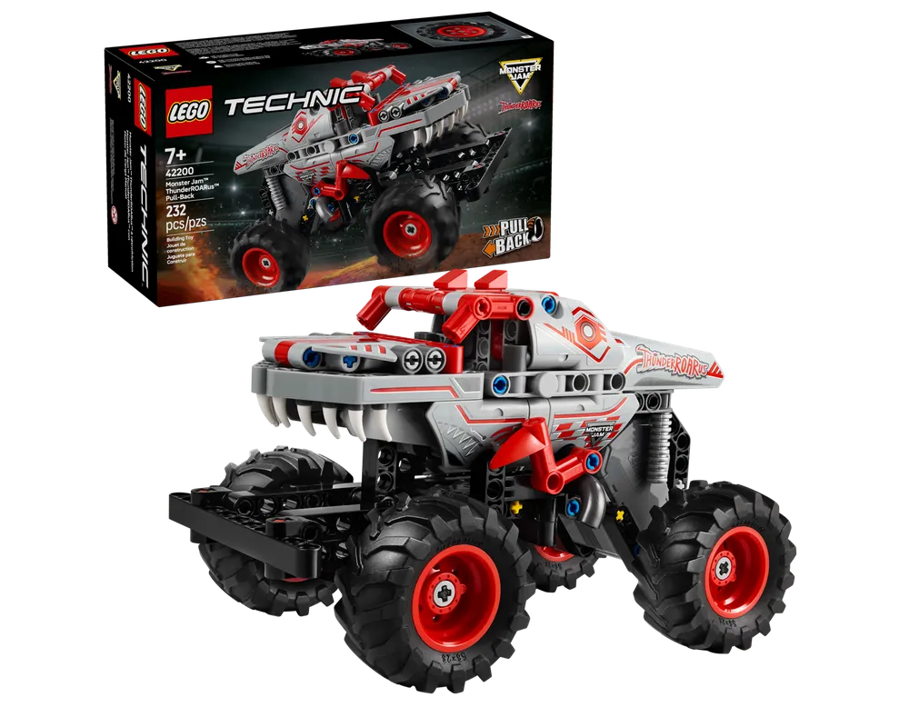 LEGO Technic 42200 - Monster Jam ThunderROARus Pull-Back - Authentic LEGO Set Main Image