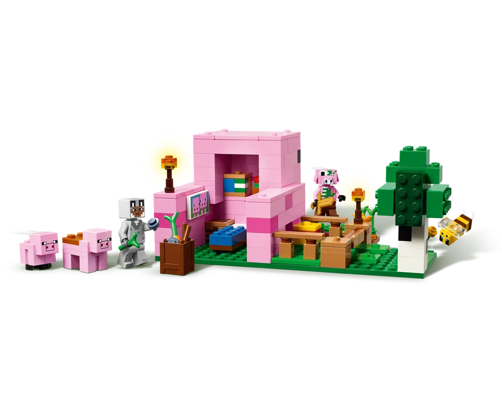 LEGO Minecraft 21268 - The Baby Pig House - Authentic LEGO Set Image 4