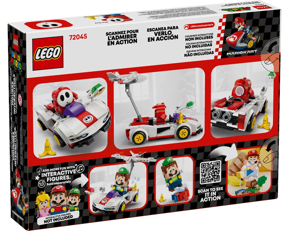 LEGO Super Mario 72045 - Shy Guy & P-Wing - Authentic LEGO Set Image 2