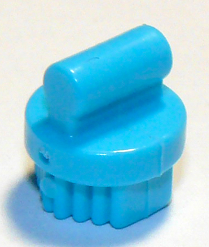 LEGO 92355h Friends Accessories Brush Round, Small in Medium Azure - Authentic LEGO Part