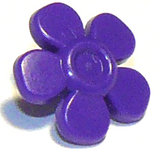 LEGO 93080g Friends Accessories Hair Decoration, Flower with Smooth Petals and Small Pin - Main Product Image