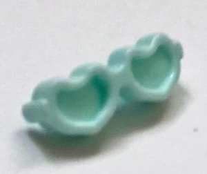 LEGO 93080k Friends Accessories Glasses, Heart Shaped with Small Pin - Main Product Image