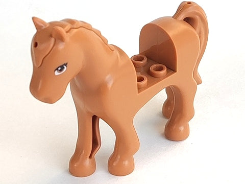 LEGO 93083c01pb16 Horse, Friends Style with 2 x 2 Cutout with  Eyes Pattern - Main Product Image