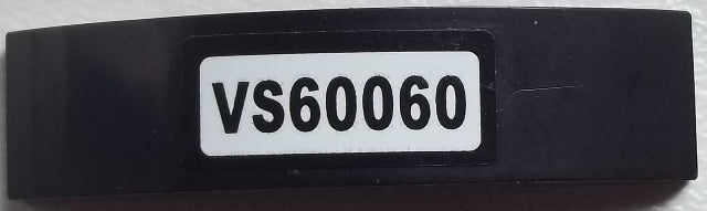 LEGO 93273pb031 Slope, Curved 4 x 1 x 2/3 Double with &#39;VS60060&#39; Pattern (Sticker) - Set 60060 - Main Product Image