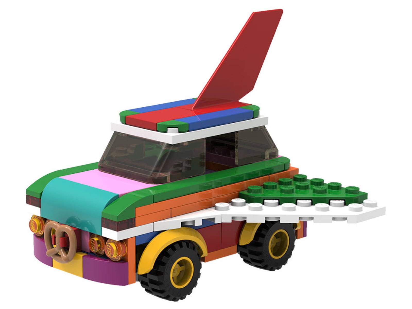 LEGO Promotional 5006890 - Rebuildable Flying Car - Authentic LEGO Set Main Image