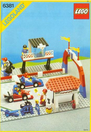 LEGO City 6381 - Motor Speedway With instructions - No box - Authentic LEGO Set Main Image