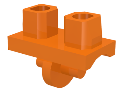 LEGO 970 Hips in Orange - Authentic LEGO Part