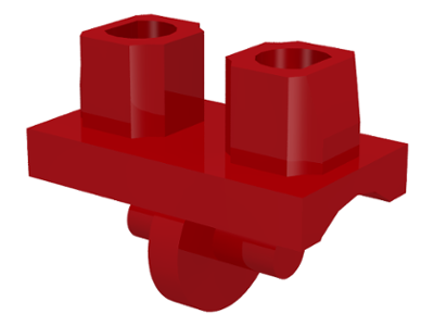 LEGO 970 Hips in Red - Authentic LEGO Part