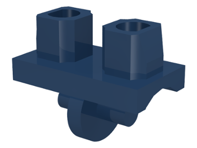 LEGO 970 Hips in Dark Blue - Authentic LEGO Part