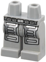 LEGO 970c00pb0051 Hips and Legs with Belt and Silver Armor Pattern - Main Product Image