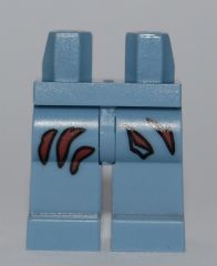 LEGO 970c00pb0101 Hips and Legs with Torn Pattern - Main Product Image