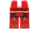 LEGO 970c00pb0318 Hips and Legs with Belt, Armor with Scales and Gold Knee Pads Pattern - Main Product Image