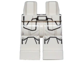 LEGO 970c00pb0463 Hips and Legs with SW First Order Snowtrooper Armor Pattern - Main Product Image