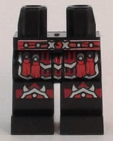 LEGO 970c00pb0579 Hips and Legs with Red Studded Belt, Tassels and Armor Pattern - Main Product Image