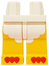 LEGO 970c110pb01 Hips and Bright Light Orange Legs with  Feathers and Red Claws Pattern - Main Product Image