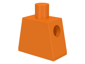LEGO 973 Torso Plain in Orange - Authentic LEGO Part