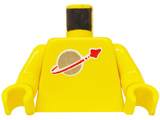LEGO 973p90c04 Torso Space Classic Moon Pattern /  Arms /  Hands - Main Product Image