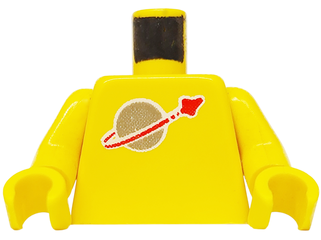 LEGO 973p90c04 Torso Space Classic Moon Pattern /  Arms /  Hands - Main Product Image