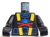 LEGO 973pb0075c01 Torso Aquazone Aquashark Blue Shark with Red &#39;X&#39; Pattern /  Arms /  Hands - Main Product Image