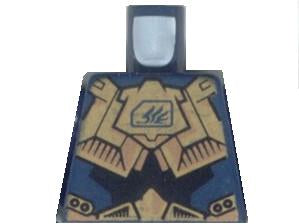 LEGO 973pb0156 Torso Exo-Force Gold Body Armor with Wing Pattern - Main Product Image