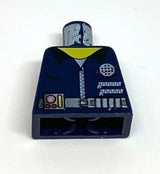 LEGO 973pb0221 Torso Alpha Team Logo, Shirt with Zipper, Utility Belt and Gauge Pattern - Main Product Image