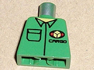 LEGO 973pb0239 Torso Cargo Logo with Shirt Pattern - Main Product Image