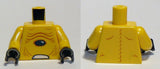 LEGO 973pb0585c01 Torso Alien Bare Chest with Skin Folds and Dark Blue Oval Pattern /  Arms / Black Hands - Main Product Image
