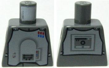 LEGO 973pb0625 Torso SW Imperial Officer 3 Pattern (Hoth) - Main Product Image